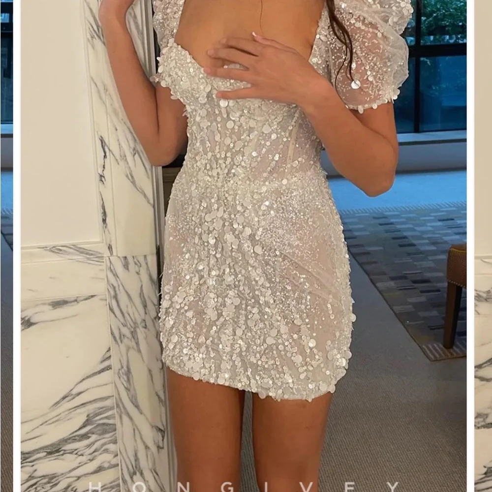 Hongivey short wedding reception dress! - Picture 2 of 7